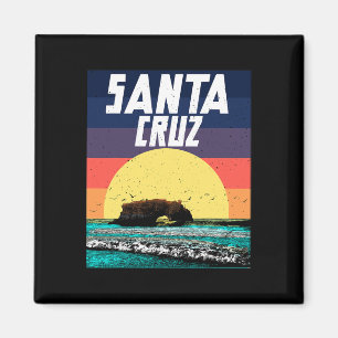Sunset Sten Bridge Santa Cruz Beach Cali Magnet