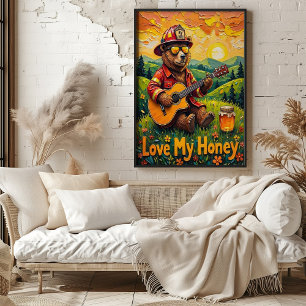 Sunset Strums: Bear's Valley Sergranat Poster