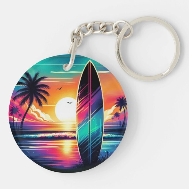 Sunset Surfboard Vibes (Baksidan)
