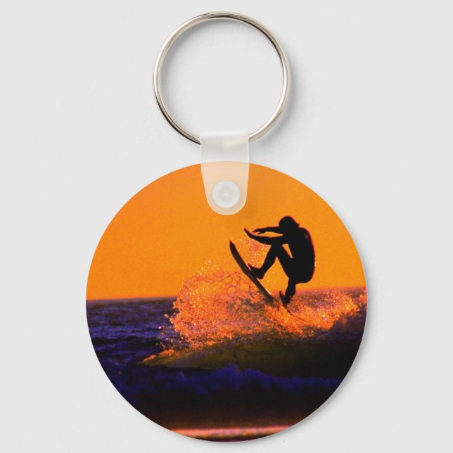 Sunset Surfer-nyckelkedja Nyckelring (Framsida)
