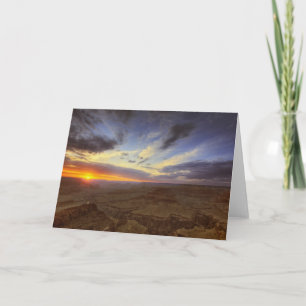 Sunset, Sydkanten av Grand Canyon, Grand Canyon Kort