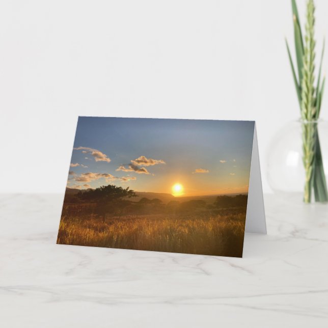 sunset sympathy card kort (Framsida)