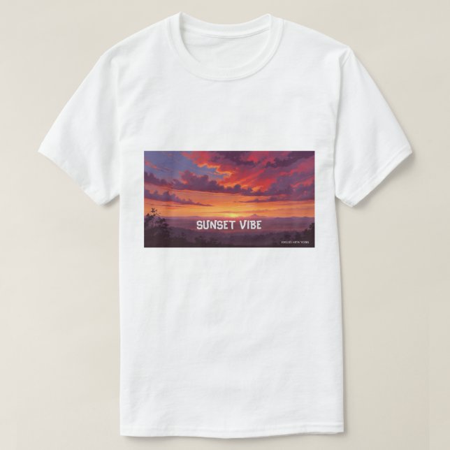 SUNSET T-SHIRT (Design framsida)