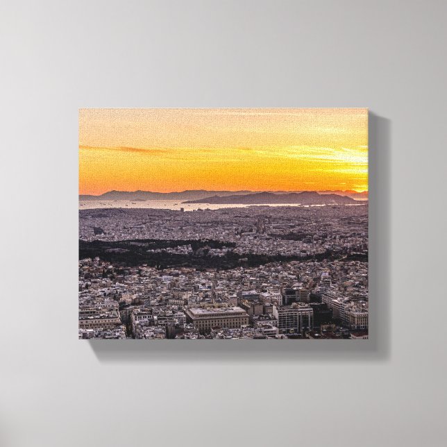 SUNSET TID I ATEN CANVASTRYCK (Framsida)