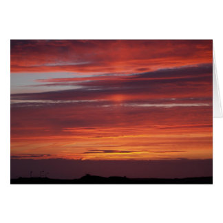 SUNSET, TORY ISLAND, IRLAND HÄLSNINGSKORT