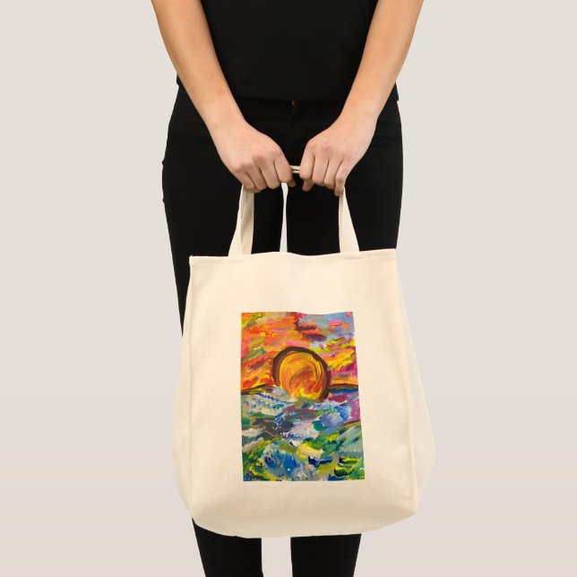 Sunset Tote Tygkasse (Framsida (produkt))