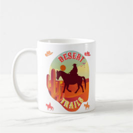 Sunset Trails , Cowboy & Cactus Desert Journey . Kaffemugg