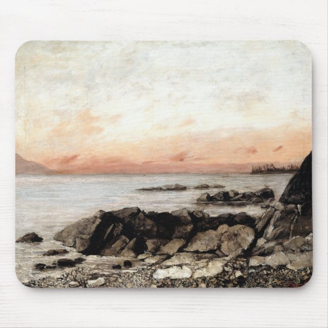 Sunset, Vevey, Schweiz - Gustave Courbet Musmatta (Framsidan)
