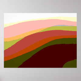 Sunset Vibes Abstrakt Artikel 206 Poster