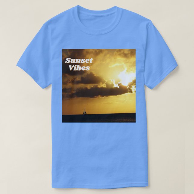 Sunset Vibes i Maui Hawaii TShirt T Shirt (Design framsida)