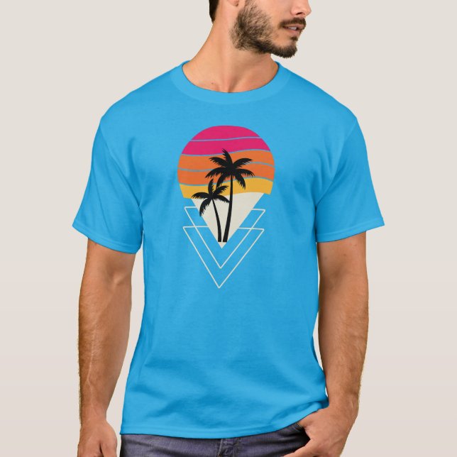 Sunset Vibes T Shirt (Framsida)