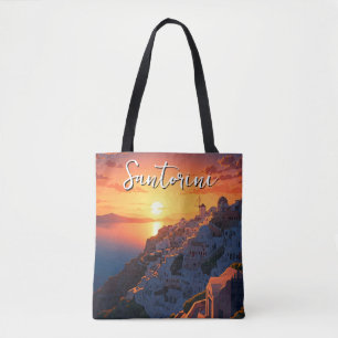 Sunset View Santorini Greece Cyclades Travel Tygkasse