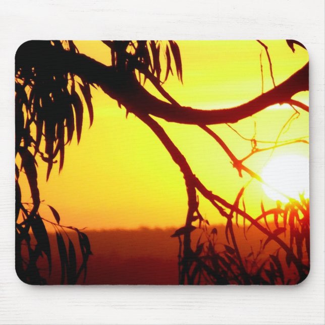 Sunset Views Mousepad Musmatta (Framsidan)