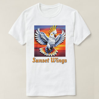 " SUNSET VINGAR " T SHIRT