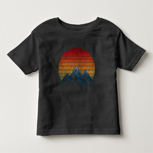 SUNSET VINTAGE MOUNTAIN T SHIRT (Framsida)