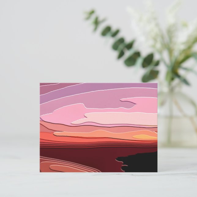 SUNSET VYKORT (Stående Fram)