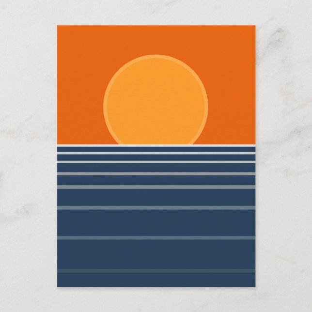 Sunset  vykort (Framsida)