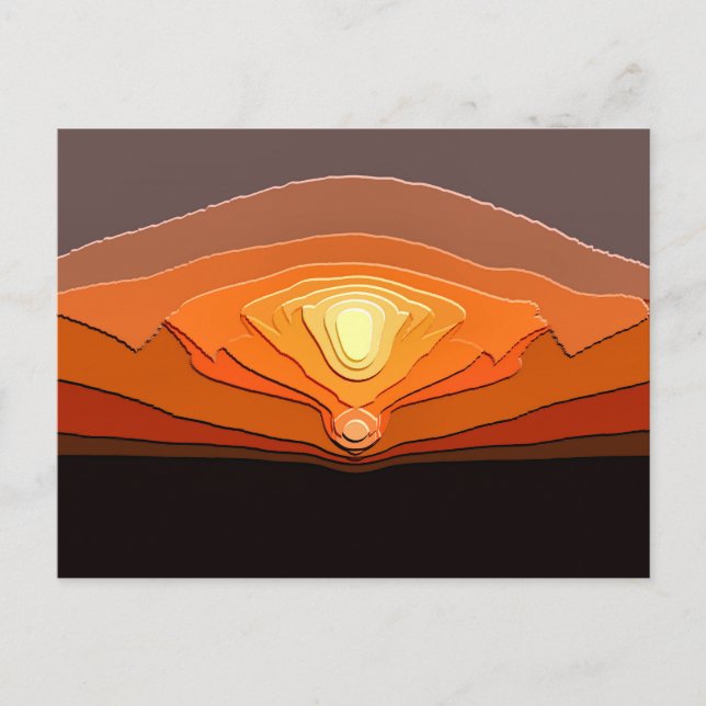 SUNSET VYKORT (Framsida)