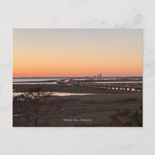 Sunset-vykort för mobilfack vykort (Framsida)