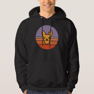 Sunset Walk with My Chihuahua Kort Hair Active Hoodie