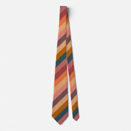 Sunset Watercolor Rand Neck Tie Slips