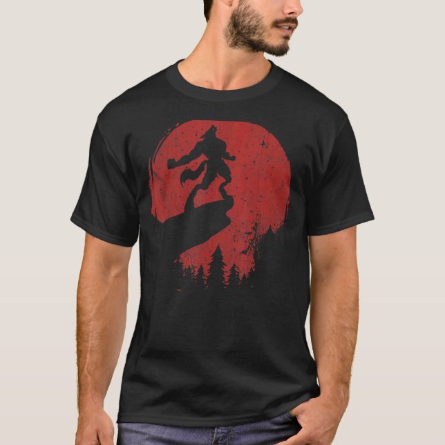 Sunset WerevarVarg Fläkt T Shirt (Framsida)