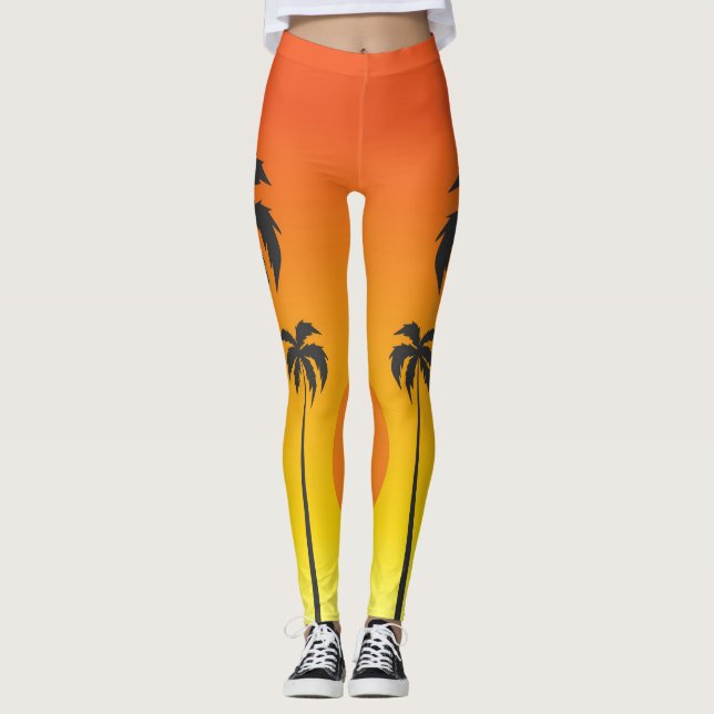 Sunset Women's Leggings (Framsida)