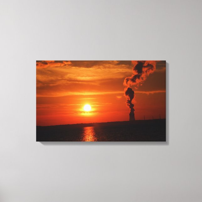 Sunset Wrapped Canvas (Framsida)