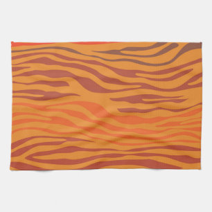 Sunset Zebra Abstrakt Kökshandduk