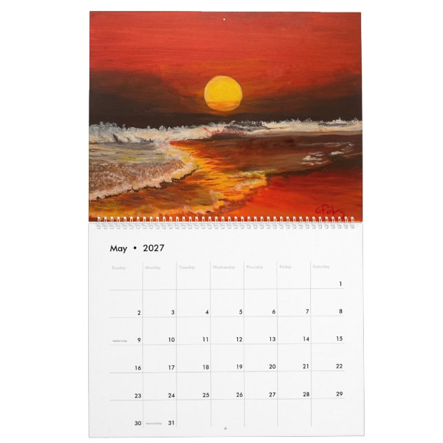 Sunsets by Artist Gary Poling Kalender (May 2027)