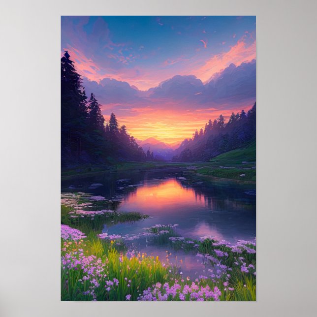 Sunsets Embrace Poster (Framsidan)