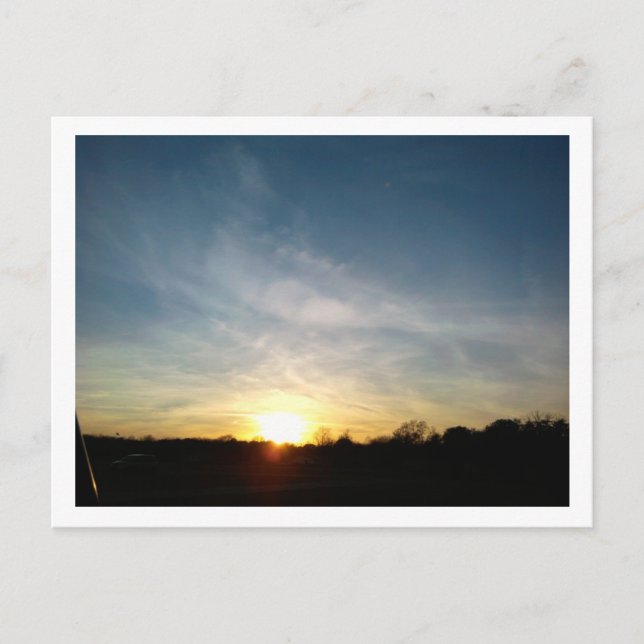 Sunsets i Austin Vykort (Framsida)