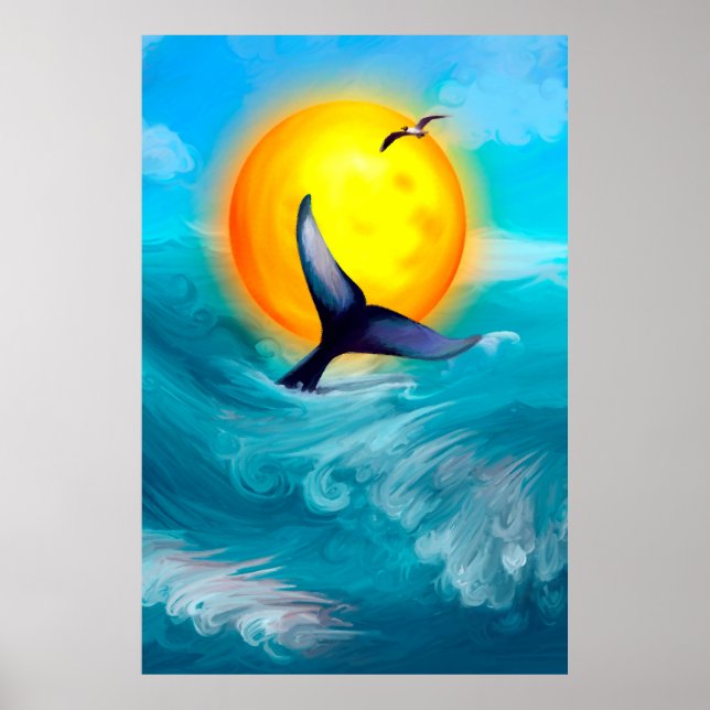 Sunsets svan poster (Framsidan)