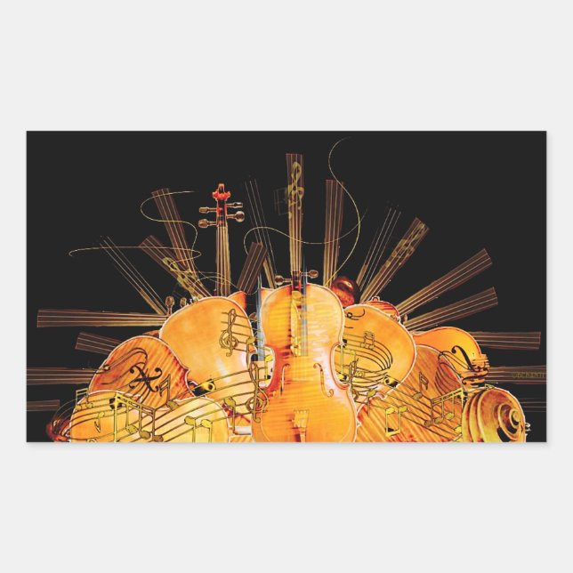 SUNSHINAS STRÄNGAR REKTANGULÄRT KLISTERMÄRKE (Framsida)