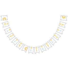 Sunshine 1st Birthday Party Banner Vimplar