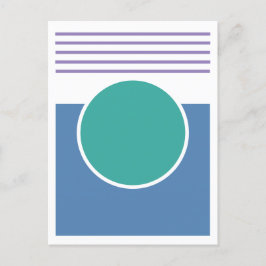 Sunshine Abstract Design Vykort