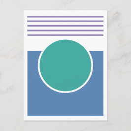 Sunshine Abstract Design Vykort