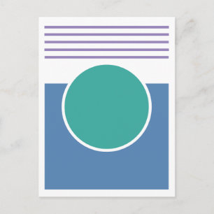 Sunshine Abstract Design Vykort