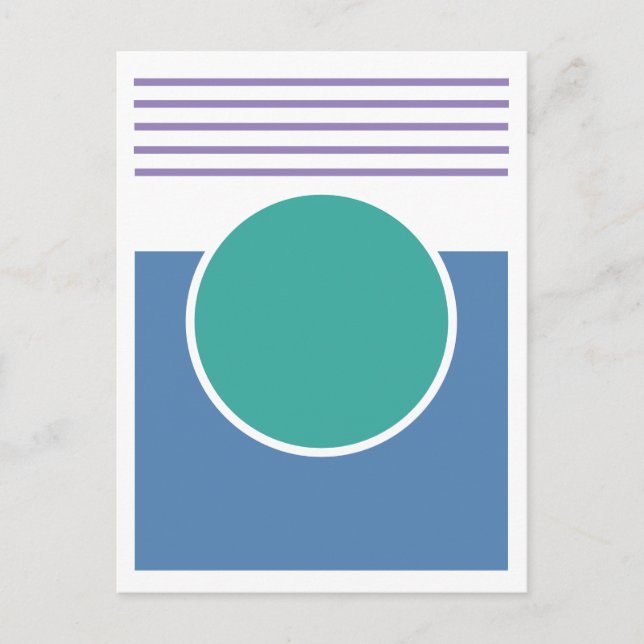 Sunshine Abstract Design Vykort (Framsida)