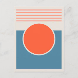 Sunshine Abstract Design Vykort