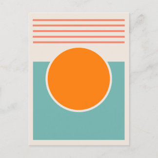 Sunshine Abstract Design Vykort