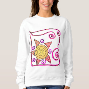 Sunshine Abstrakt Art to Bära T Shirt