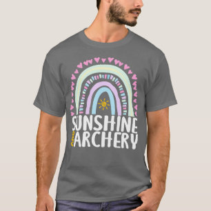 Sunshine and Archery Cute Rainbow for Women Kids T Shirt