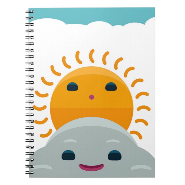 Sunshine and Cloud Anteckningsbok (Framsidan)