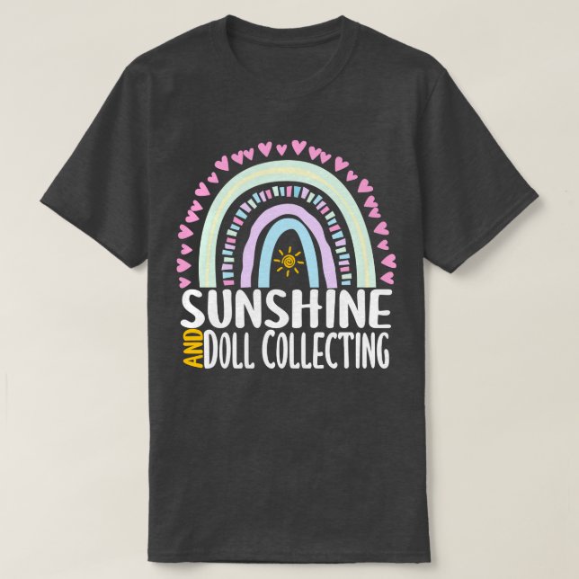Sunshine and Doll Collating Cute Rainbow Gift for T Shirt (Design framsida)