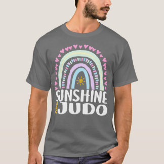 Sunshine and Judo Cute Rainbow Gift for Womens Kid T Shirt