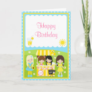 Sunshine and Lemonade Birthday Kort
