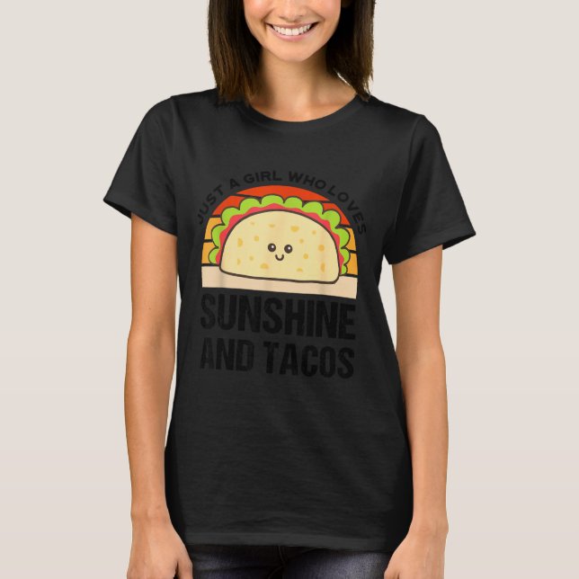 Sunshine and taco cinco de mayo fiesta mexican t shirt (Framsida)