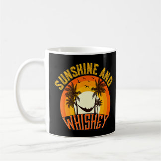 Sunshine and Whiskey Beach Summer Bourbon Shot Gla Kaffemugg