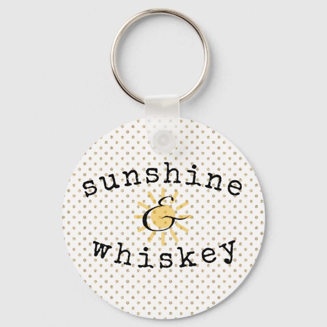 Sunshine and whiskey nyckelring (Framsida)